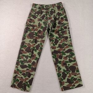 1970s Vietnam CIDG Beo-Gam Pants 30x30 Frogskin Camo US Military Talon 42 Zipper